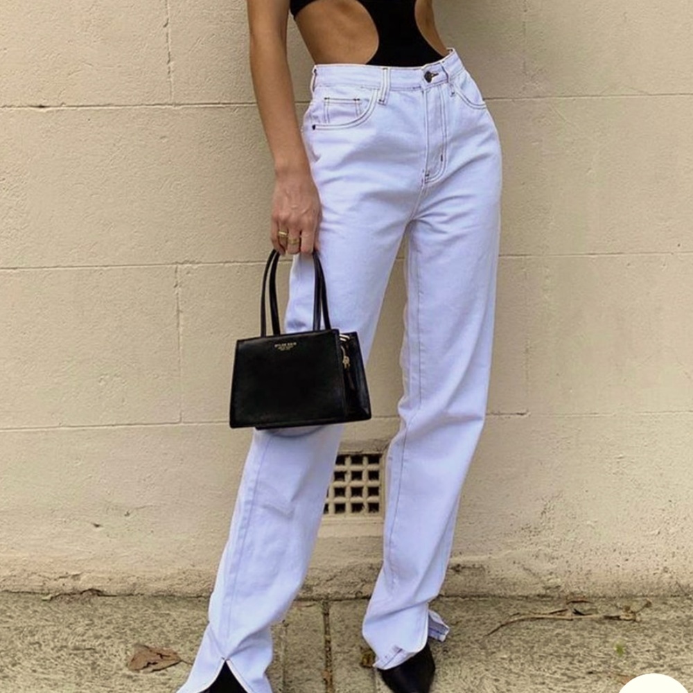 Alabama white denim jeans